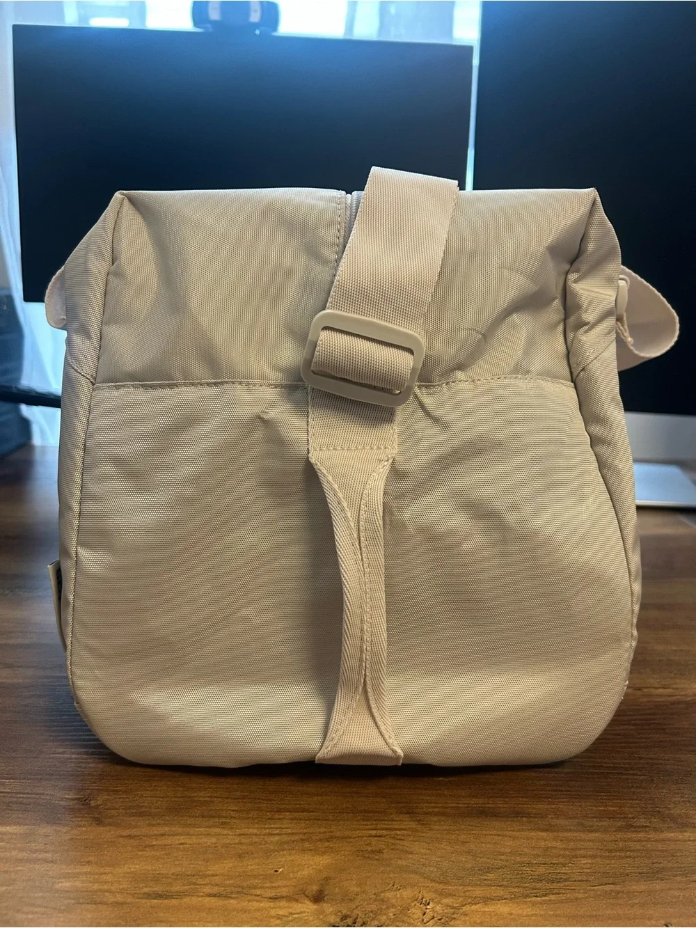 adidas Light Beige Men’s Duffel Bag- Brand New, Never Used